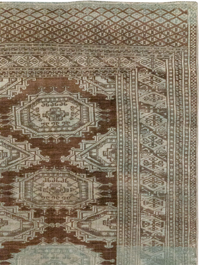 Vintage Central Asia Turkoman Accent Rug, No.33314 - Galerie Shabab