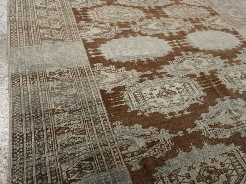 Vintage Central Asia Turkoman Accent Rug, No.33314 - Galerie Shabab