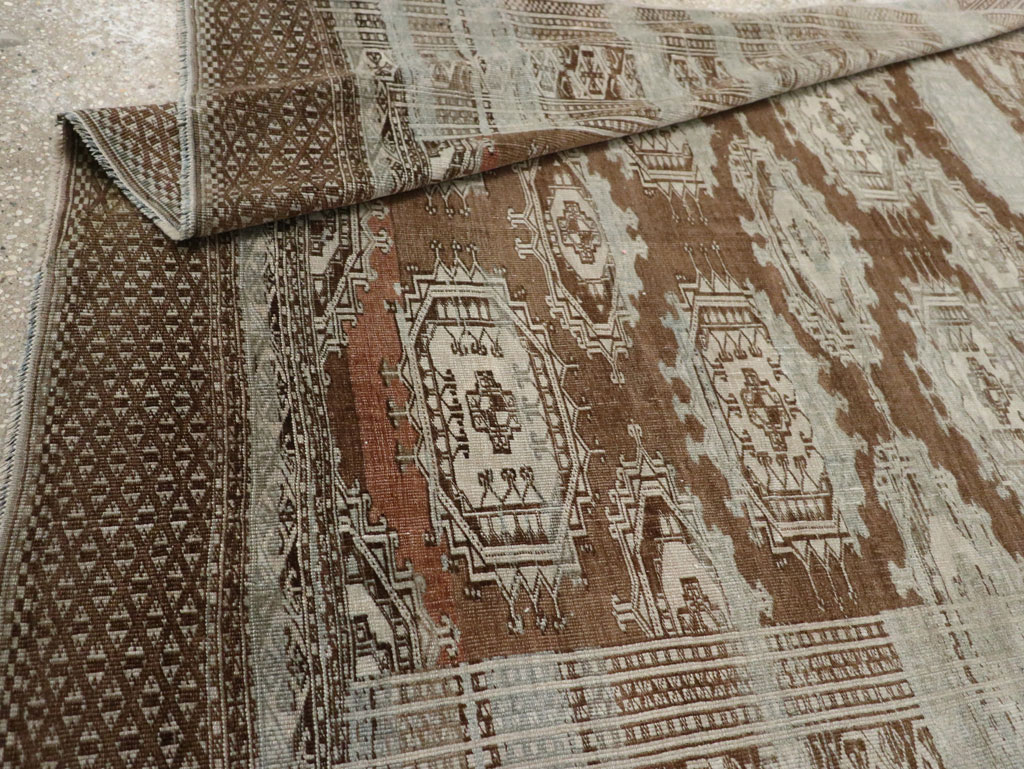 Vintage Central Asia Turkoman Accent Rug, No.33314 - Galerie Shabab