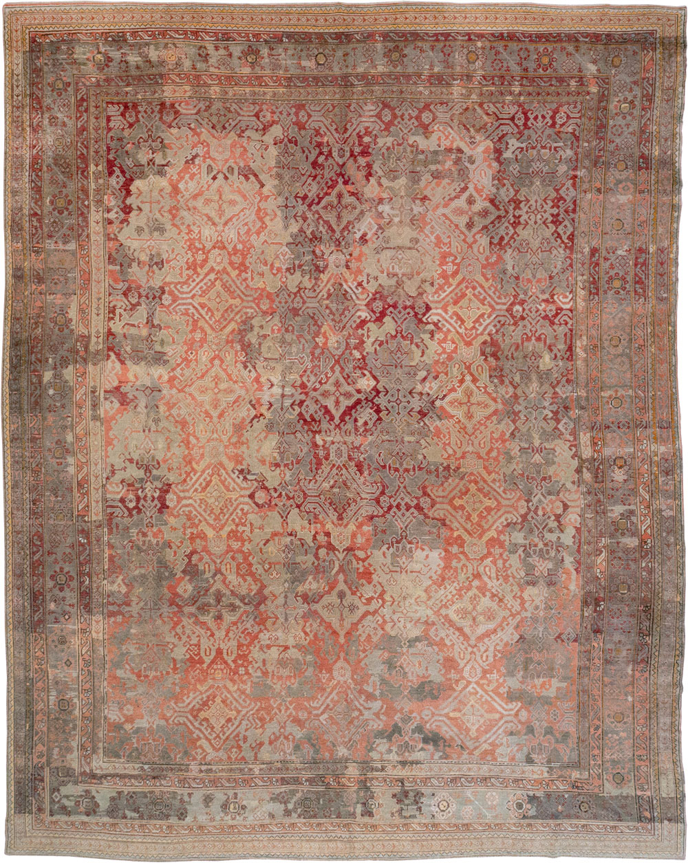 Antique Turkish Oushak Oversize Carpet, No.33315 - Galerie Shabab