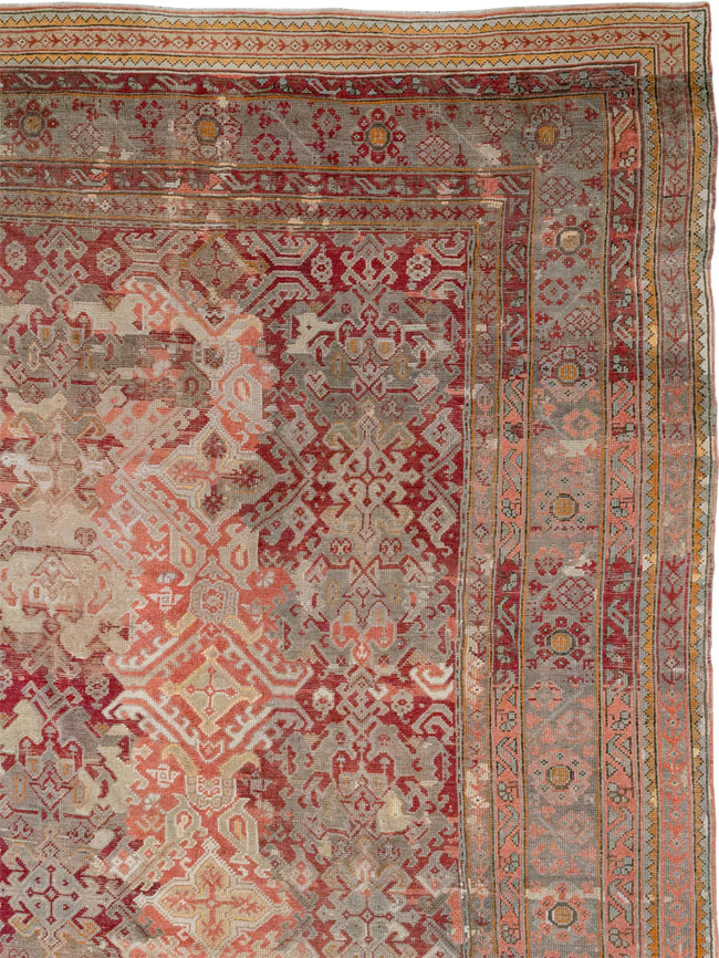 Antique Turkish Oushak Oversize Carpet, No.33315 - Galerie Shabab