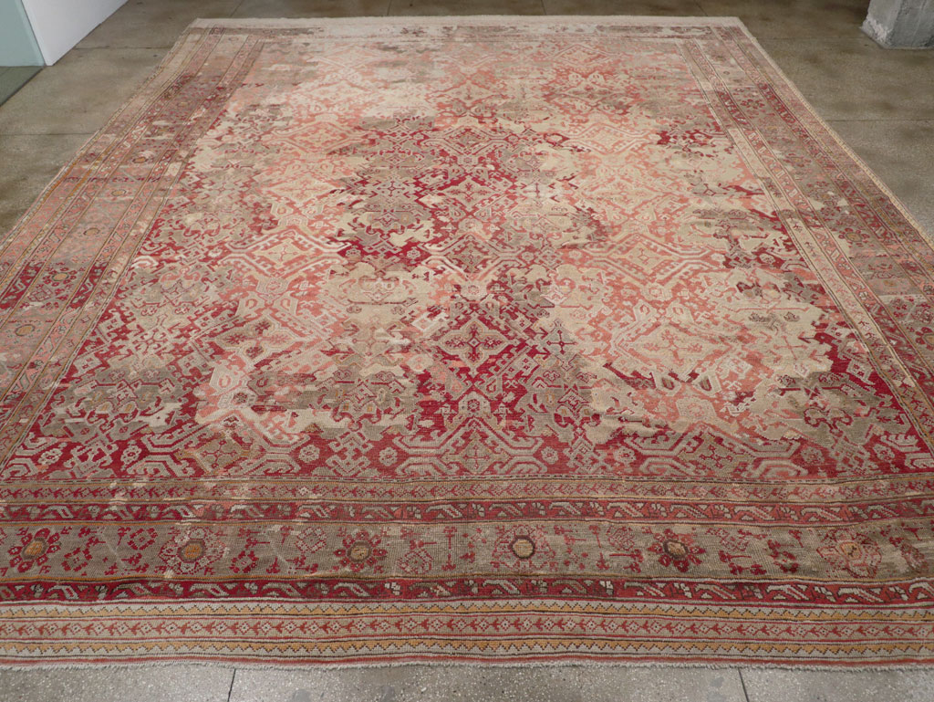Antique Turkish Oushak Oversize Carpet, No.33315 - Galerie Shabab