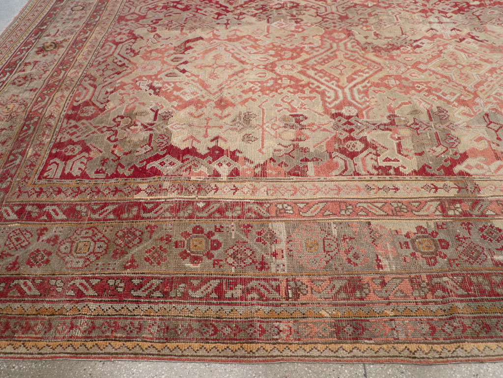 Antique Turkish Oushak Oversize Carpet, No.33315 - Galerie Shabab