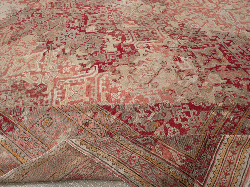Antique Turkish Oushak Oversize Carpet, No.33315 - Galerie Shabab