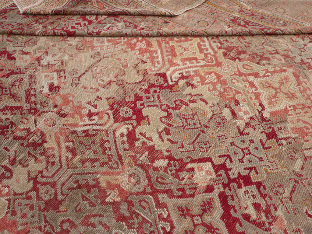 Antique Turkish Oushak Oversize Carpet, No.33315 - Galerie Shabab