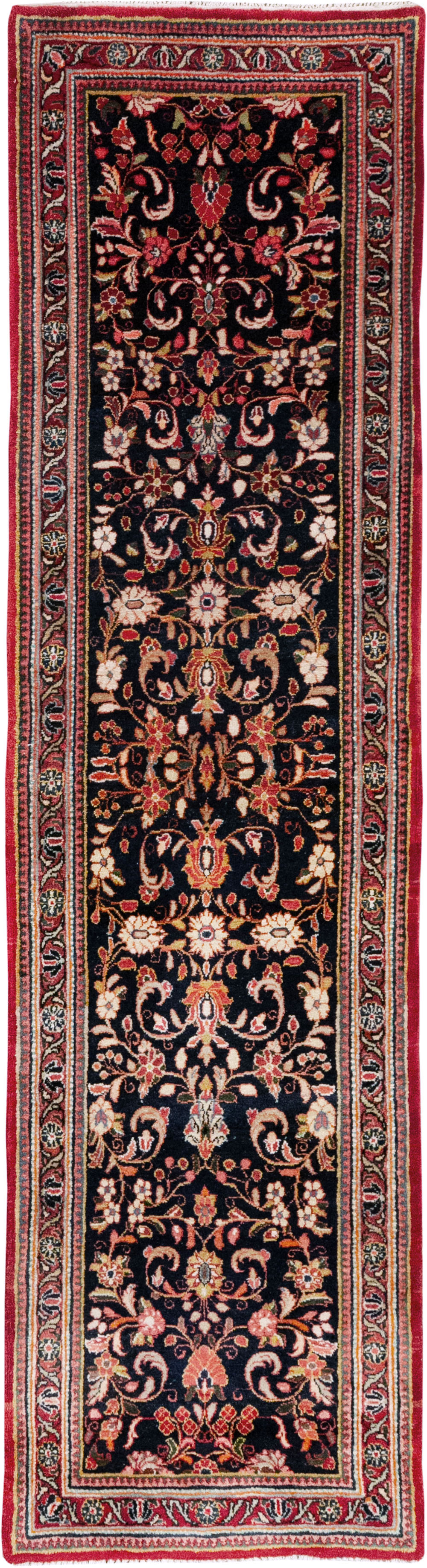 Vintage Persian Sarouk Runner (Pair: 2 of 2), No.33317 - Galerie Shabab