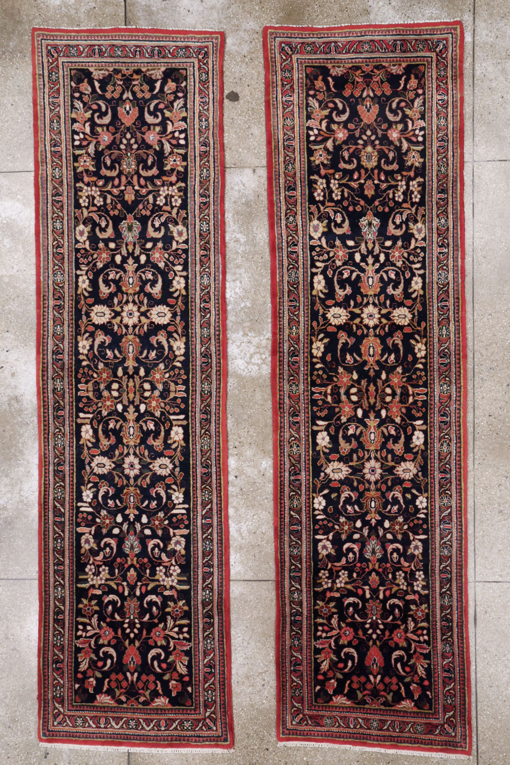 Vintage Persian Sarouk Runner (Pair: 2 of 2), No.33317 - Galerie Shabab