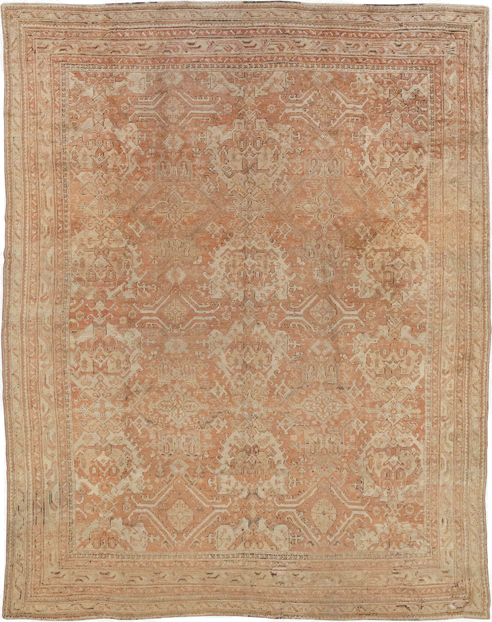 Antique Turkish Oushak Large Room Size Carpet, No.33318 - Galerie Shabab