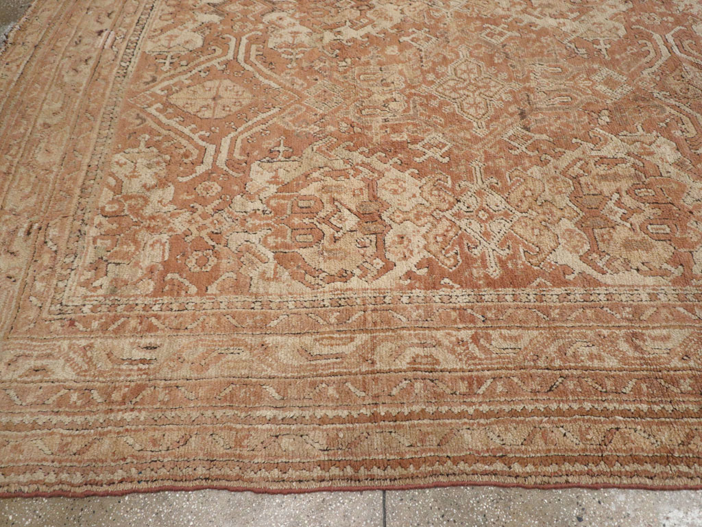 Antique Turkish Oushak Large Room Size Carpet, No.33318 - Galerie Shabab
