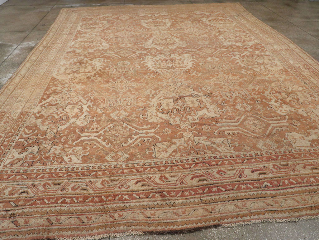 Antique Turkish Oushak Large Room Size Carpet, No.33318 - Galerie Shabab