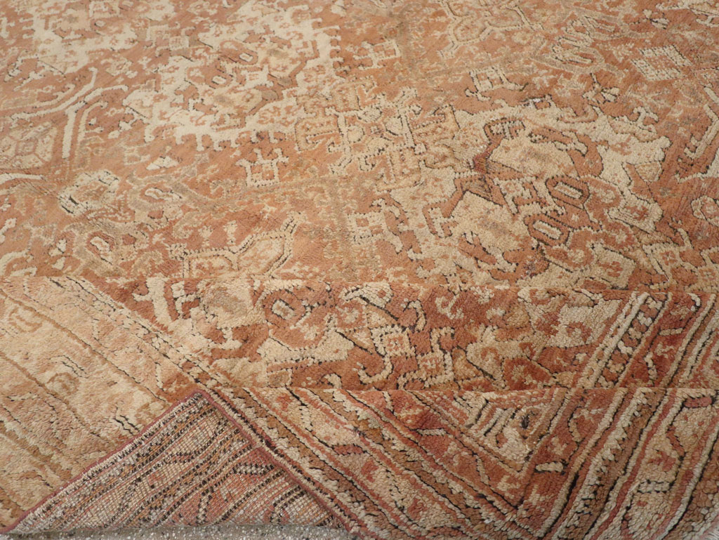 Antique Turkish Oushak Large Room Size Carpet, No.33318 - Galerie Shabab