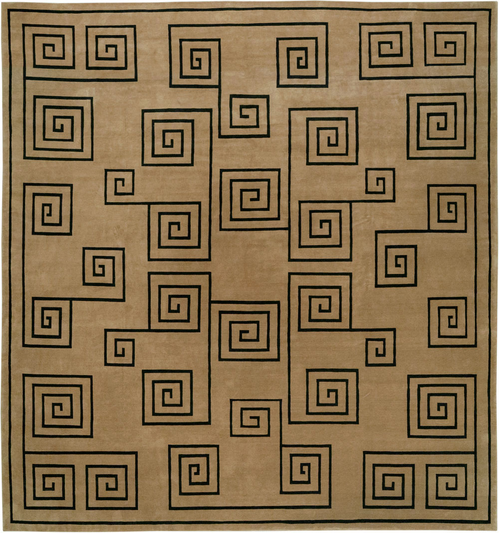 Modern Tibetan Contemporary Square Large Carpet, No.33323 - Galerie Shabab