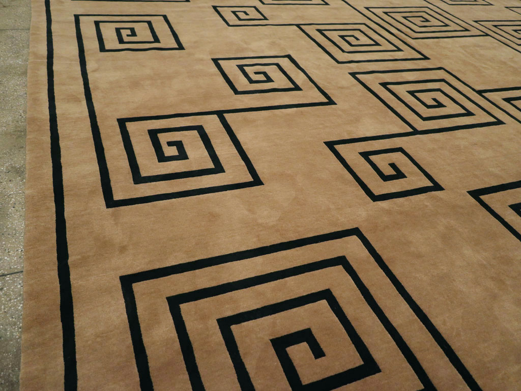 Modern Tibetan Contemporary Large Square Carpet, No.33323 - Galerie Shabab