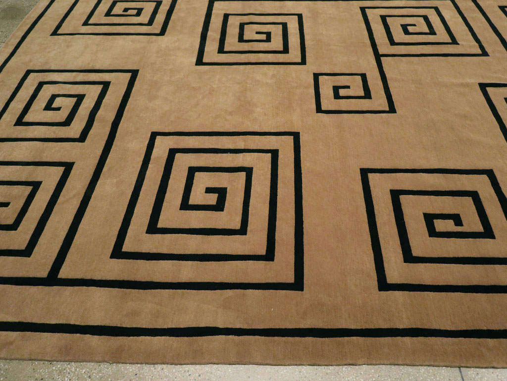 Modern Tibetan Contemporary Square Large Carpet, No.33323 - Galerie Shabab