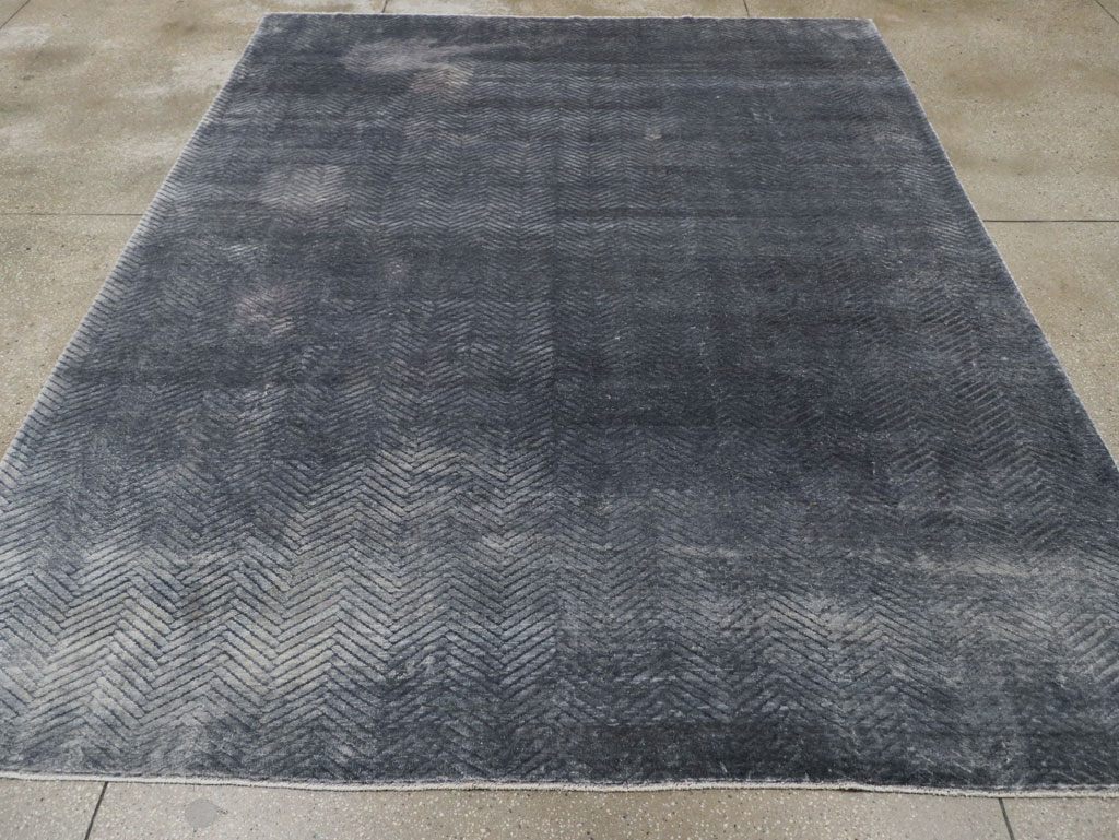 Modern Tibetan Accent Carpet, No.33324 - Galerie Shabab