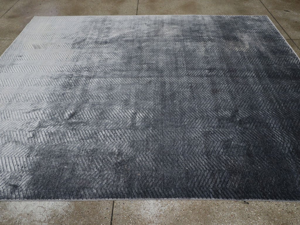 Modern Tibetan Accent Carpet, No.33324 - Galerie Shabab