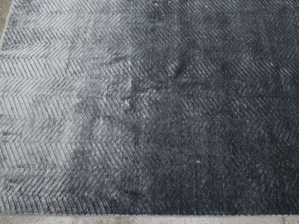 Modern Tibetan Accent Carpet, No.33324 - Galerie Shabab