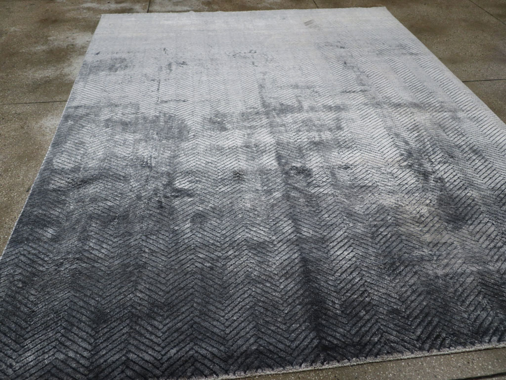 Modern Tibetan Accent Carpet, No.33324 - Galerie Shabab