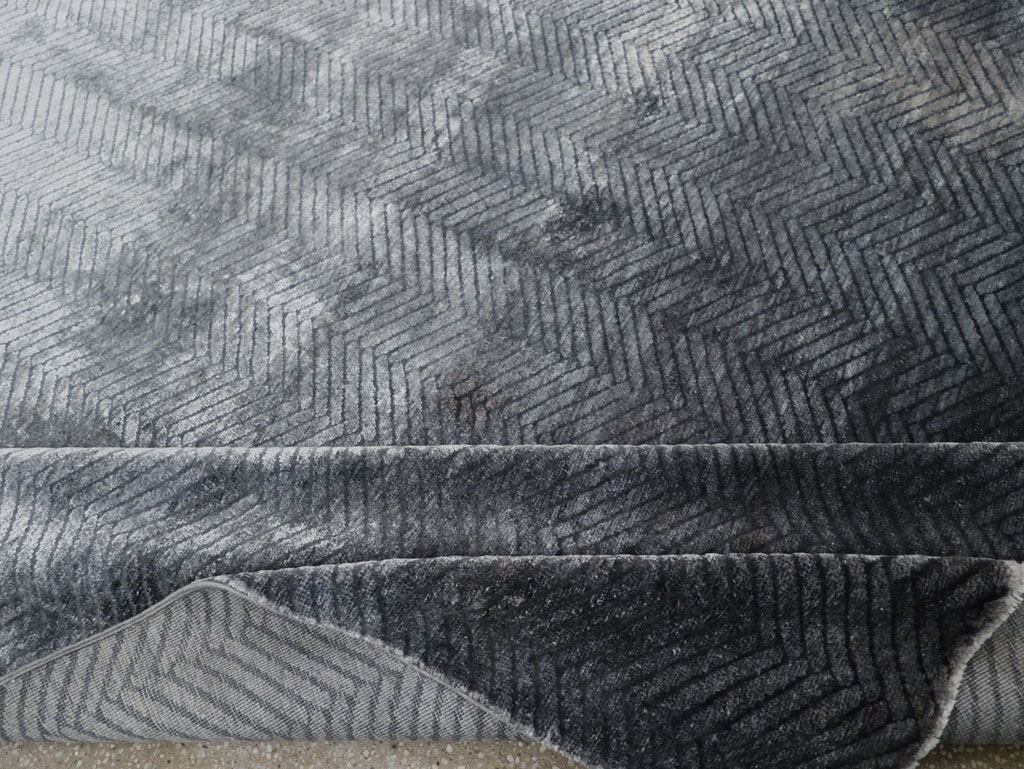 Modern Tibetan Accent Carpet, No.33324 - Galerie Shabab