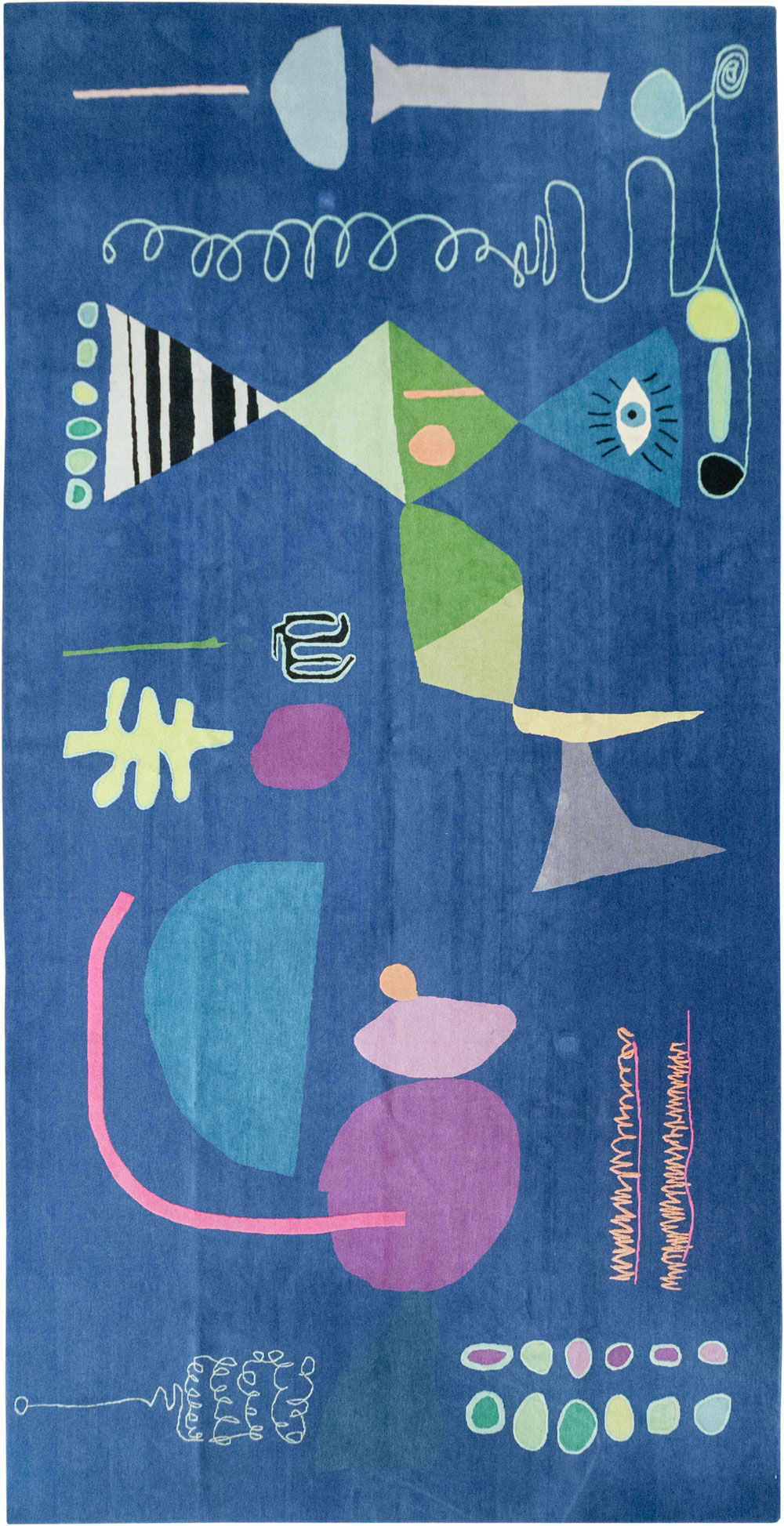 Modern Tibetan Art Deco Gallery Carpet, No.33332 - Galerie Shabab