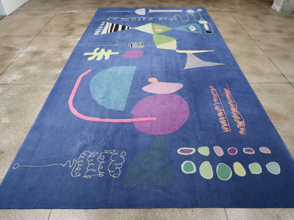 Modern Tibetan Art Deco Gallery Carpet, No.33332 - Galerie Shabab