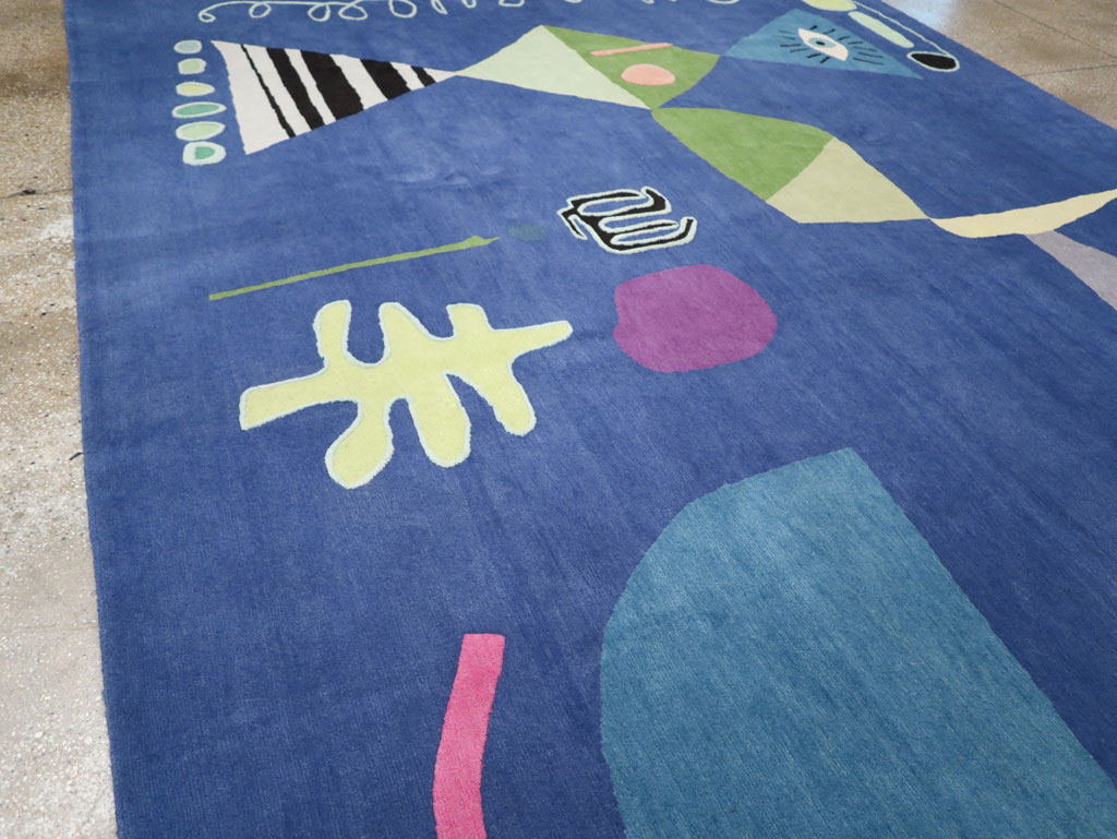 Modern Tibetan Art Deco Gallery Carpet, No.33332 - Galerie Shabab