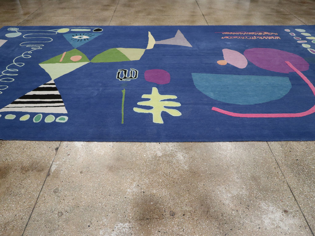 Modern Tibetan Art Deco Gallery Carpet, No.33332 - Galerie Shabab