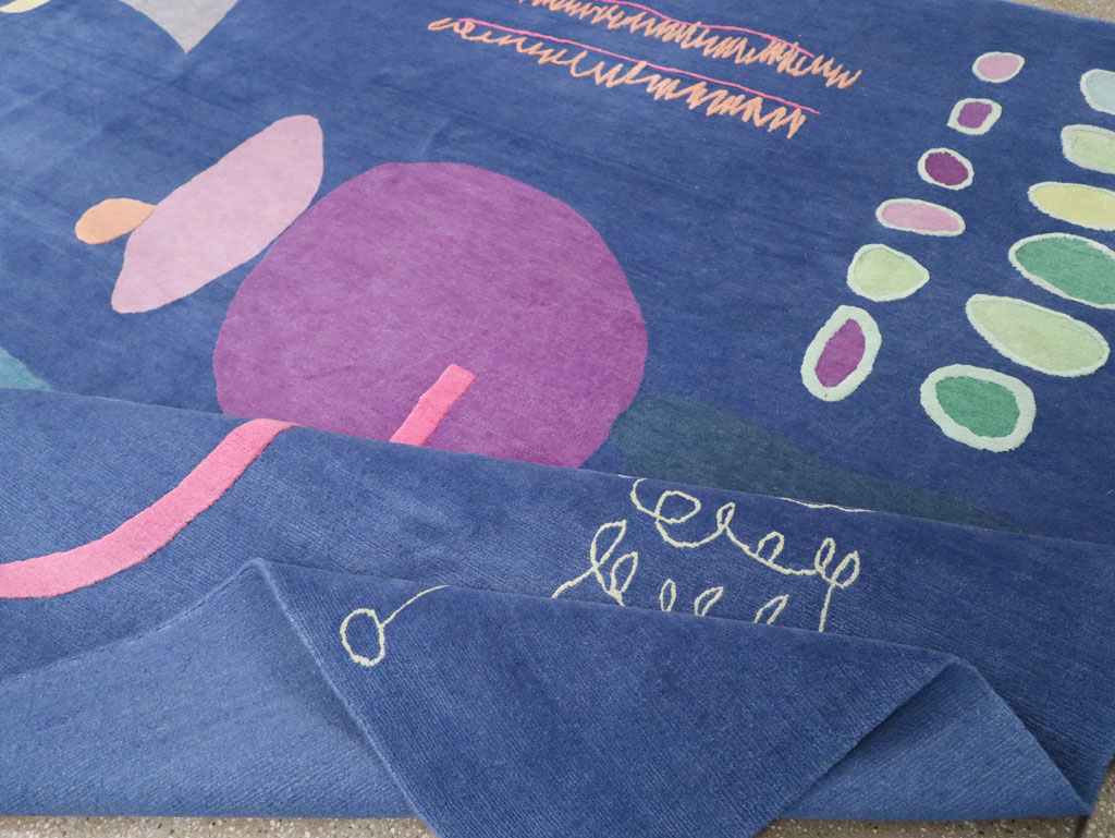 Modern Tibetan Art Deco Gallery Carpet, No.33332 - Galerie Shabab