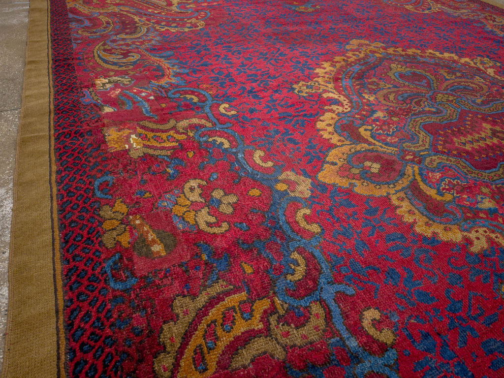 Antique Irish Donegal Oversize Carpet, No.33333 - Galerie Shabab