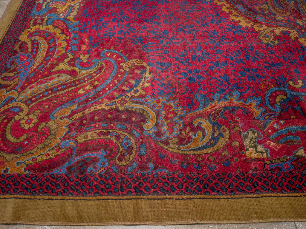 Antique Irish Donegal Oversize Carpet, No.33333 - Galerie Shabab