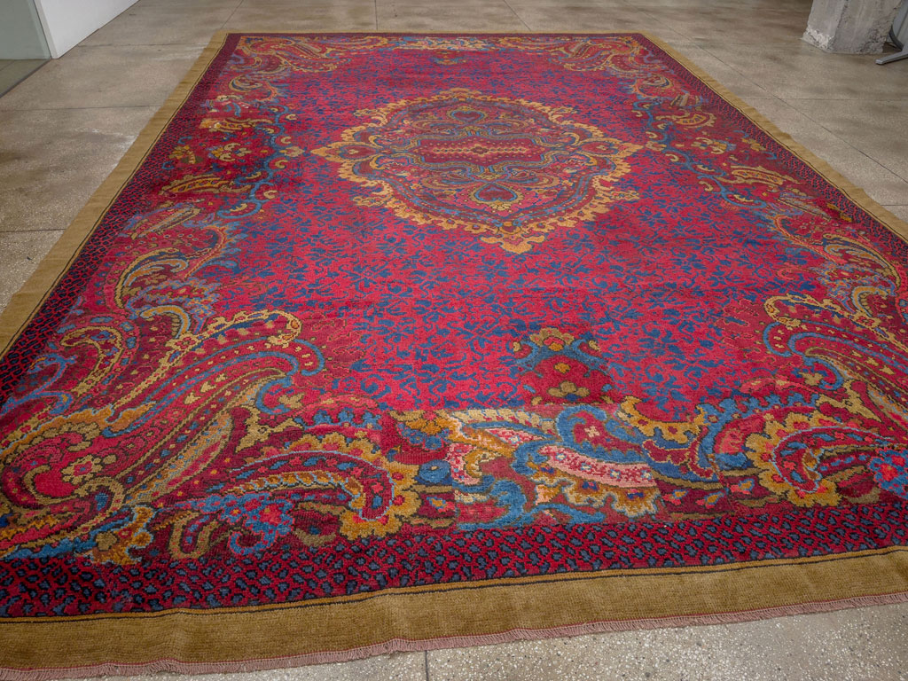 Antique Irish Donegal Oversize Carpet, No.33333 - Galerie Shabab