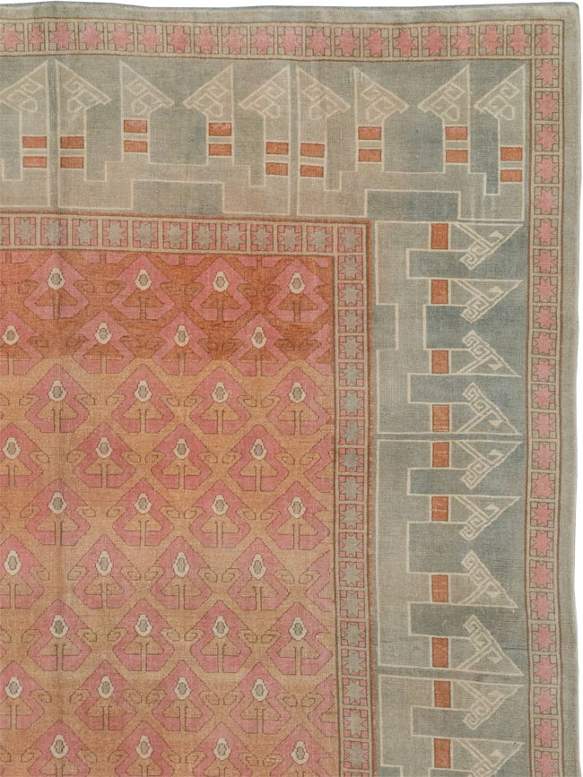 Vintage Turkish Anatolian Room Size Carpet, No.33337 - Galerie Shabab