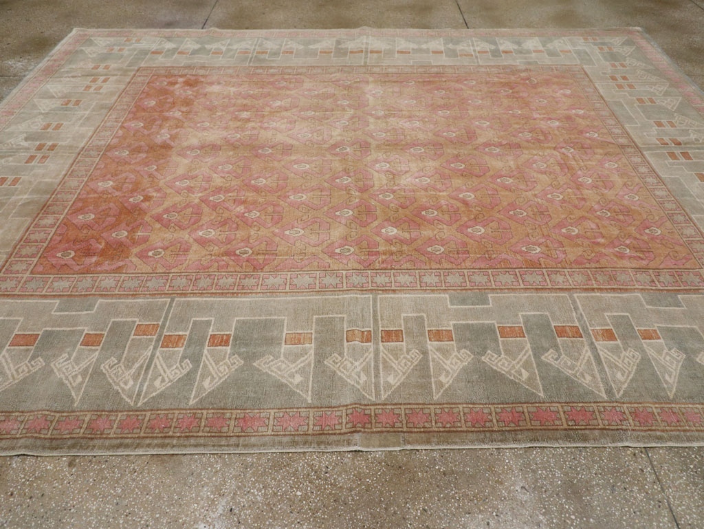 Vintage Turkish Anatolian Room Size Carpet, No.33337 - Galerie Shabab