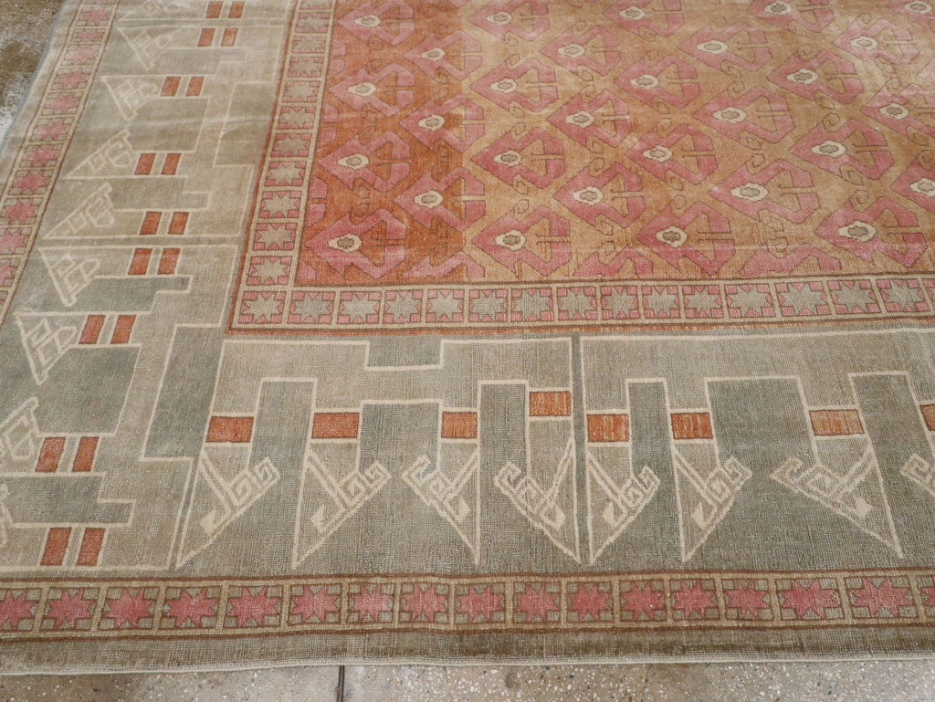 Vintage Turkish Anatolian Room Size Carpet, No.33337 - Galerie Shabab