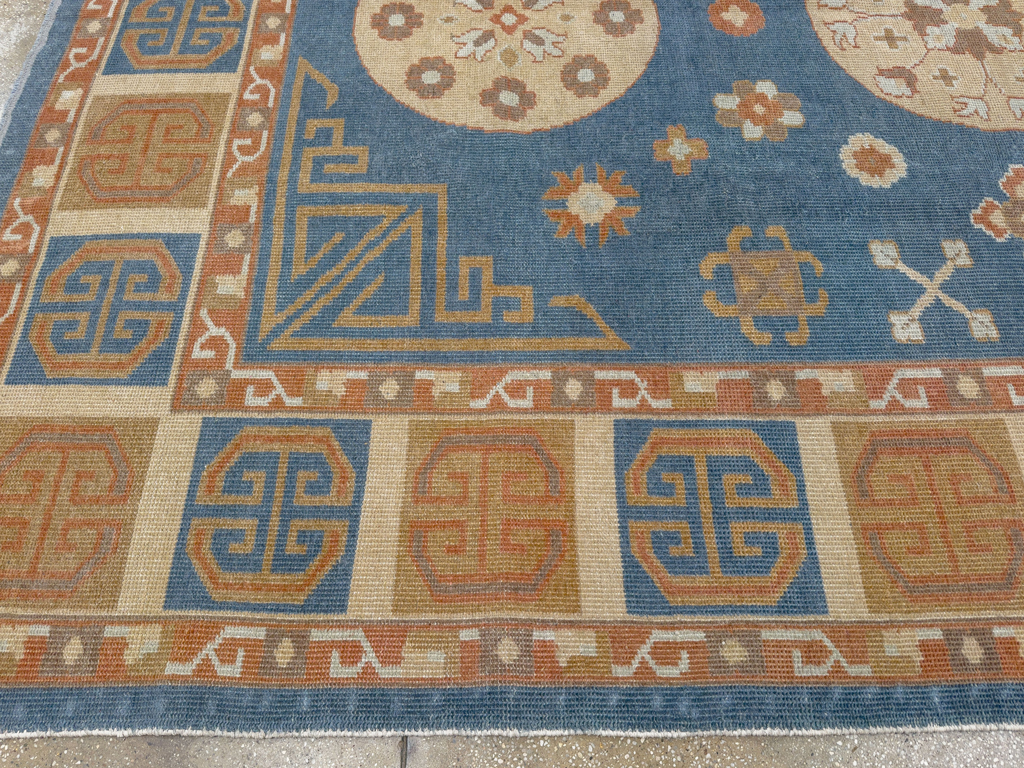 Vintage East Turkestan Khotan Room Size Carpet, No.33352 - Galerie Shabab