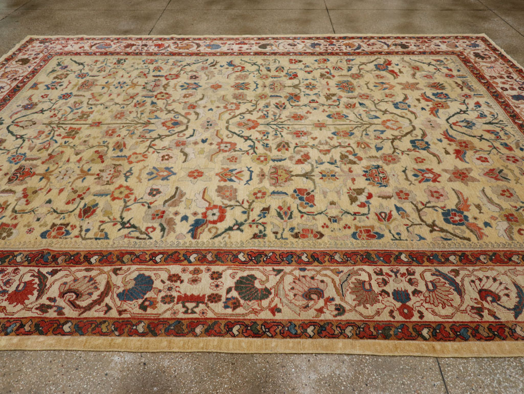 Antique Persian Mahal Room Size Carpet, No.33354 - Galerie Shabab