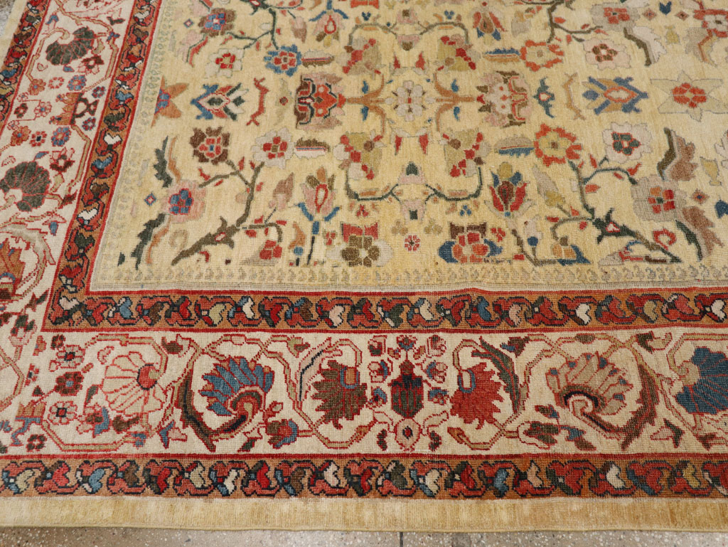 Antique Persian Mahal Room Size Carpet, No.33354 - Galerie Shabab