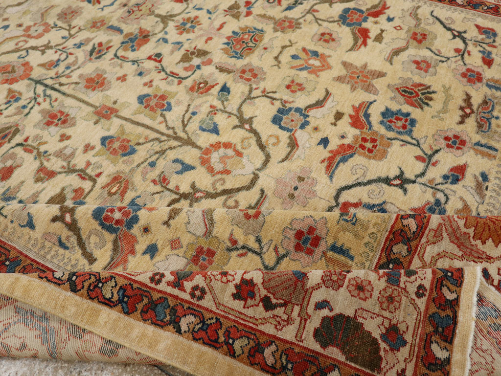 Antique Persian Mahal Room Size Carpet, No.33354 - Galerie Shabab