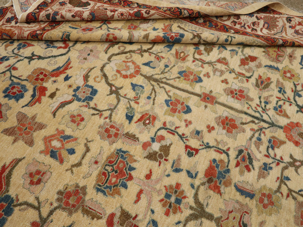 Antique Persian Mahal Room Size Carpet, No.33354 - Galerie Shabab