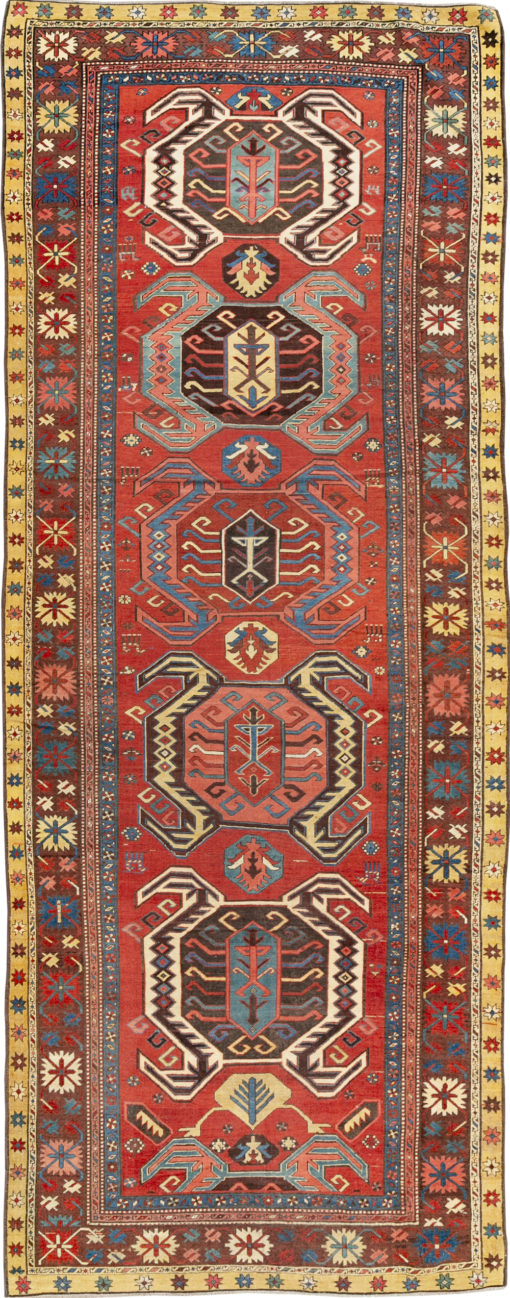 Antique Persian Northwest Wide Gallery Runner, No.33355 - Galerie Shabab