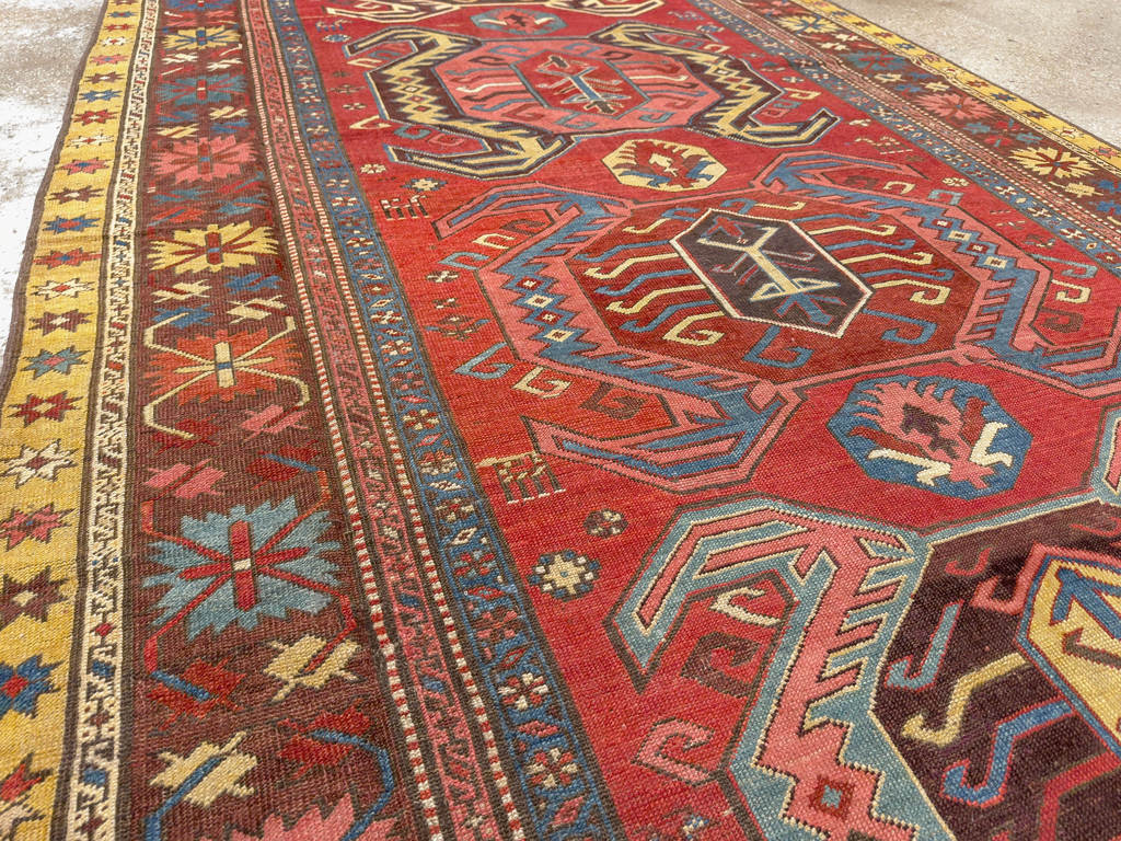 Antique Persian Northwest Wide Gallery Runner, No.33355 - Galerie Shabab