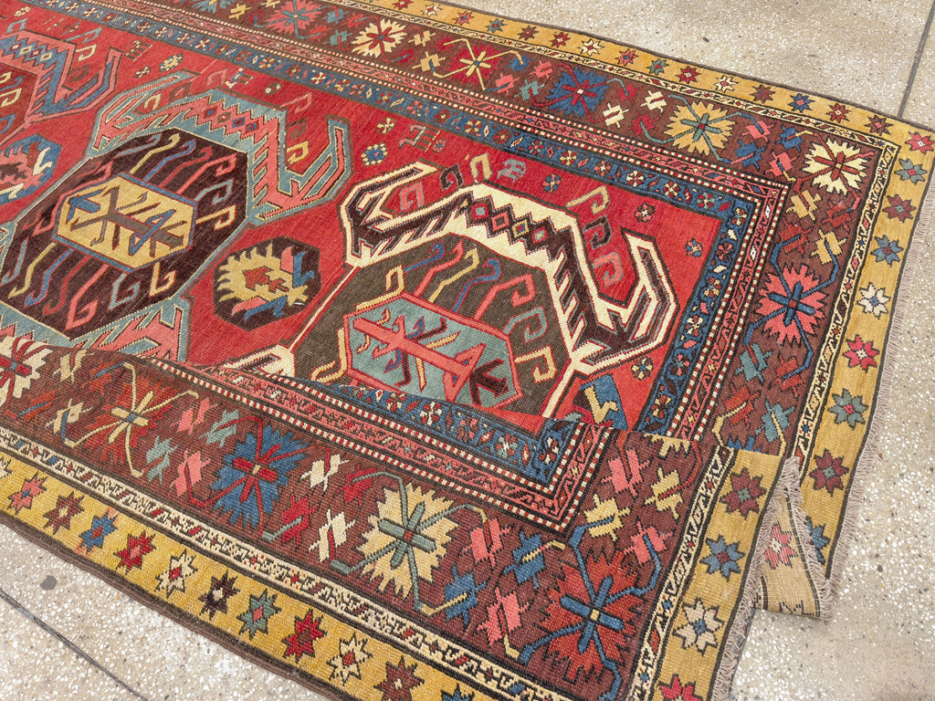 Antique Persian Northwest Wide Gallery Runner, No.33355 - Galerie Shabab
