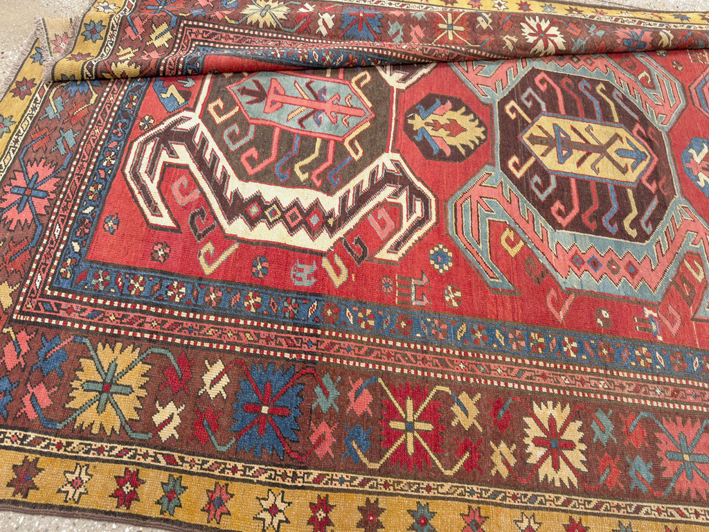 Antique Persian Northwest Wide Gallery Runner, No.33355 - Galerie Shabab