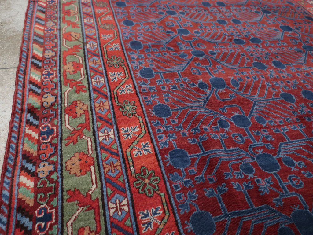 Antique East Turkestan Khotan Accent Rug, No.33356 - Galerie Shabab