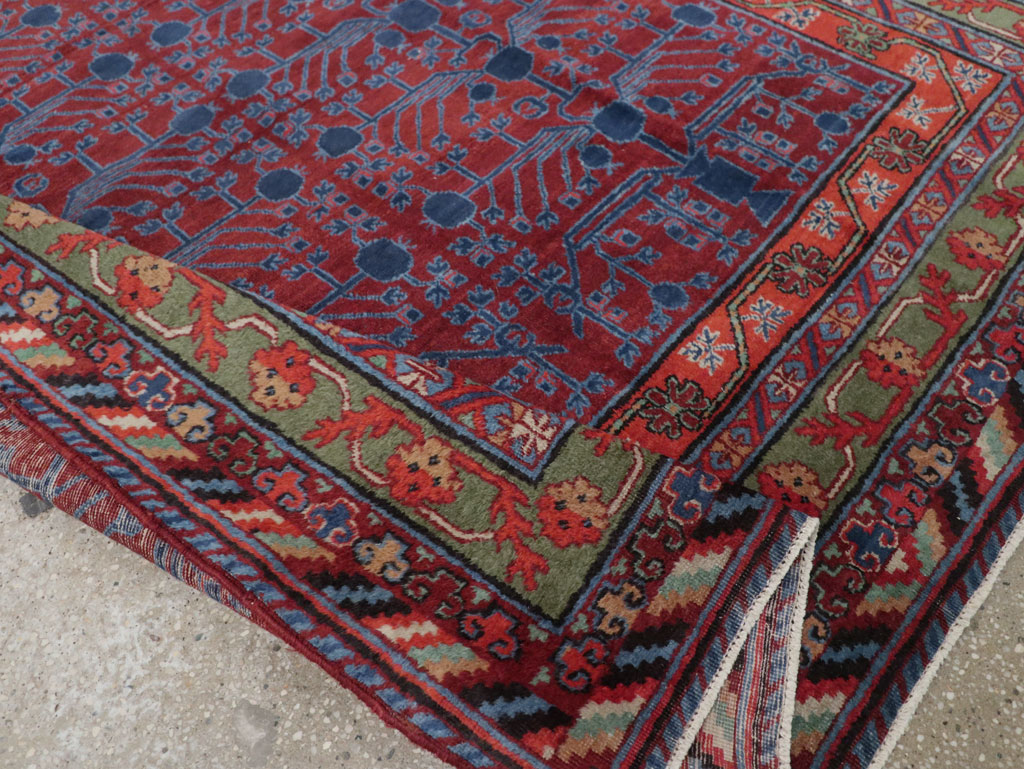 Antique East Turkestan Khotan Accent Rug, No.33356 - Galerie Shabab