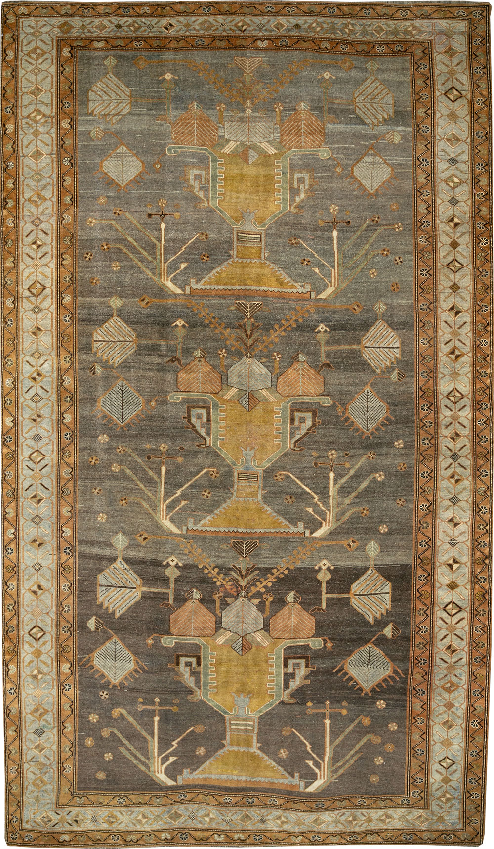 Antique Persian Kurdish Gallery Carpet, No.33359 - Galerie Shabab