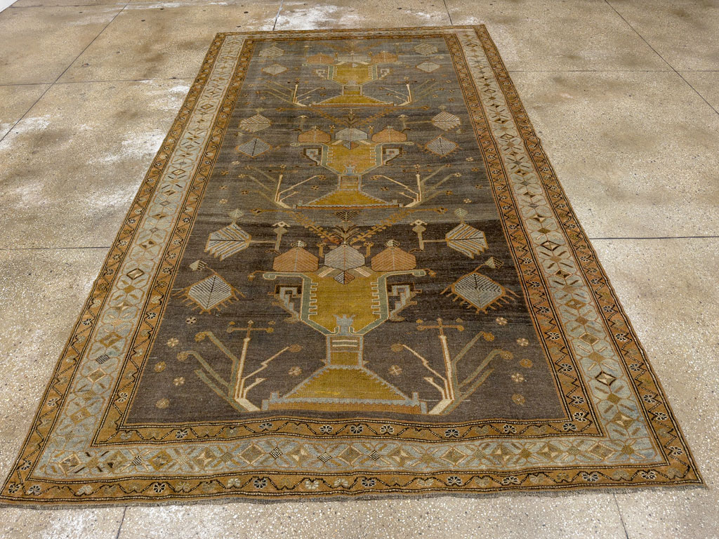 Antique Persian Kurdish Gallery Carpet, No.33359 - Galerie Shabab