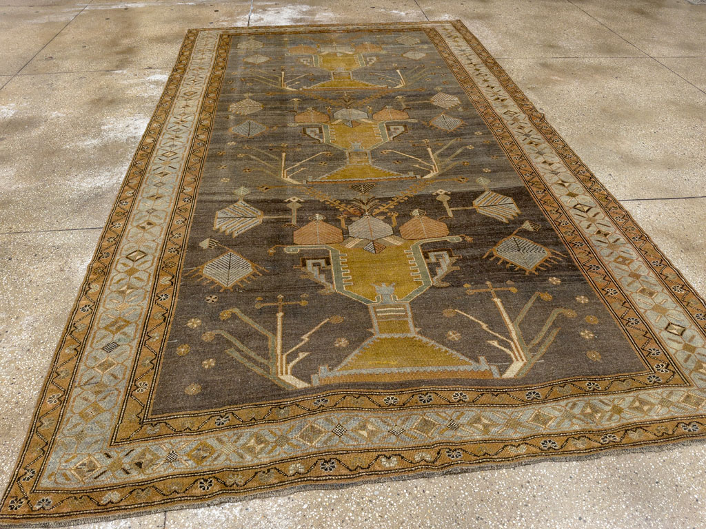 Antique Persian Kurdish Gallery Carpet, No.33359 - Galerie Shabab