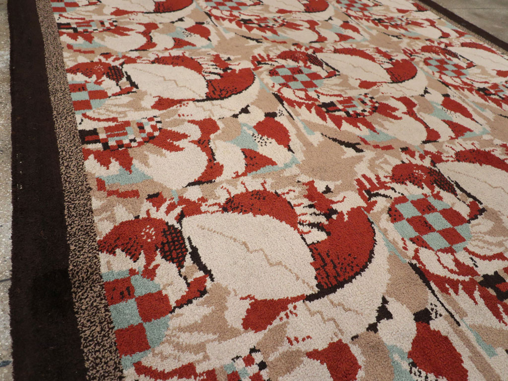 Vintage French Art Deco Room Size Carpet, No.33360 - Galerie Shabab