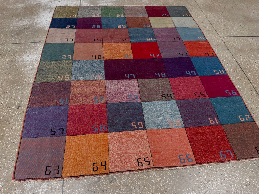 Vintage Turkish Anatolian Accent Rug, No.33364 - Galerie Shabab